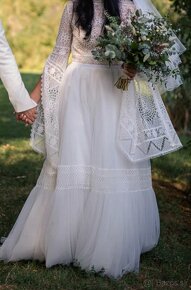 Boho svadobné šaty - 3