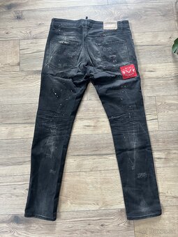Par krat vzate panske tmavosede rifle zn Dsquared, vel. L - 3