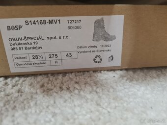 Celokozenne takticke topanky BOSP v. 43 - 3