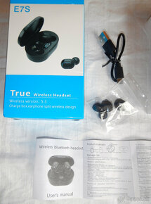 Predám bezdrôtové bluetoth sluchátka STONEGO-komplet... - 3