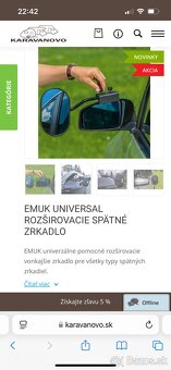 Univerzalne rozsirovacie zrkadla EMUK - 3