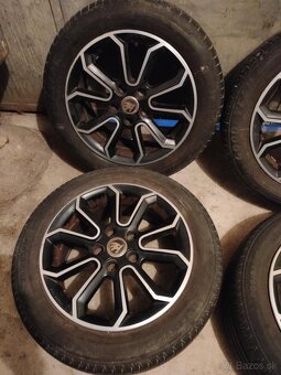 4ks alu disky 5x112 r16 pneu 205/55 r16 - 3