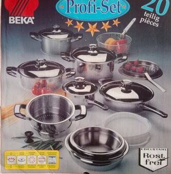 5⭐⭐⭐⭐⭐20 - dielná súprava hrncov zn. BEKA profi set - 3