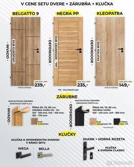 Interiérové dvere, parkety - 3