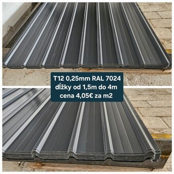 AKCIA TOP CENA Trapezový plech T12 cena len 4,05€ za m2 - 3