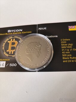 Strieborná minca 2 Dollar Bit_Coin - 3