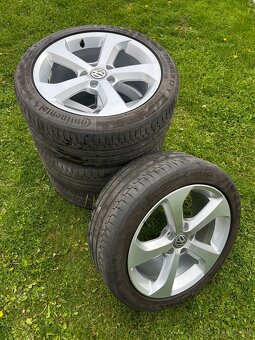 Letná sada R17 5x112, CONTINENTAL 225/45 R17 3,6mm - 3