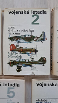 Predam celu seriu knih Vojenske letadla 1(1977) az 5(1985), - 3