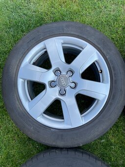 Audi r17 5x112 + letné pneu - 3