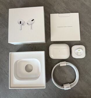 Predám Apple AirPods Pro 1. gen - originál + komplet balenie - 3
