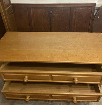 Komoda, masív, šufliky, 75x120x50 cm - 3