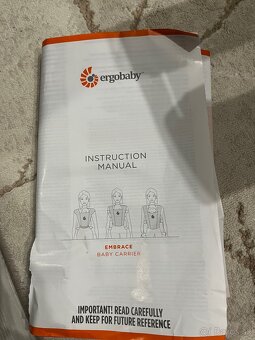 Ergonomický nosič Ergobaby Embrace Soft Navy - 3