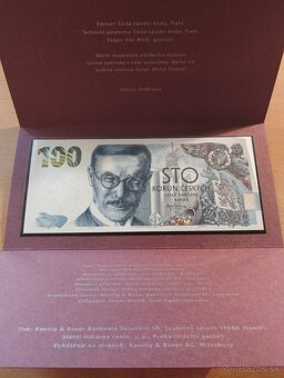 Sada bankoviek 100 kč - 3