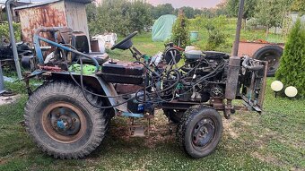 Malotraktor domacej vyroby s prislusenstvom - 3