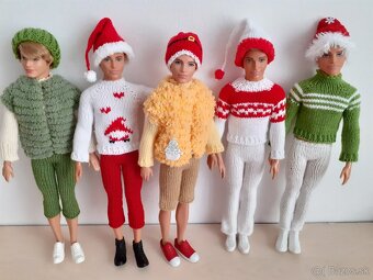 Oblečenie kraťasy tričko šiltovka pre bábiky Ken barbie bund - 3