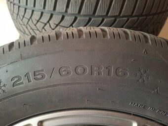 Zimná sada 5x112, 215/60/16 Skoda,VW Passat B8 , Superb 3... - 3