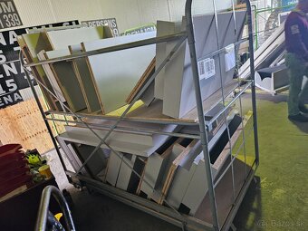 Prepravný skladový  manipulačný vozík Riel - 3