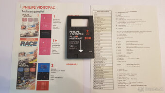 Videopac multikarta kazeta cartridge 200 hier + zoznam - 3
