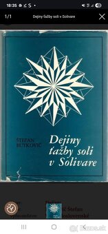 Kupim knihy o ťažbe soli v Solivare - 3