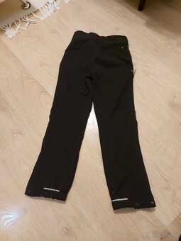 Softšelové teplé dievčenské nohavice - 3