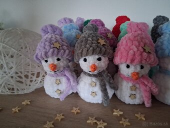 Háčkovaný snehuliačik - 3