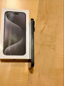 iPhone 15 Pro Černý Titan BATERIE 100% TOP - 3