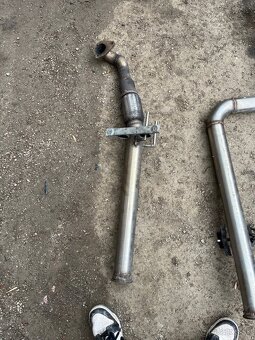 Vyfuk Golf 4 nerez 70 mm - 3