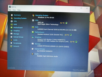 notebook HP ProBook 455 G2 - AMD A6 PRO-7050B, 8GB, SSD - 3