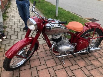 Jawa 250 perak rok 1949 po renovacii ŠPz platne - 3