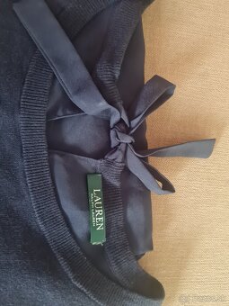 Ralph Lauren elegantná tmavomodrá blúzka - 3