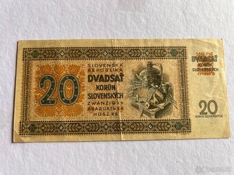 Predám bankovky slovenský štát - 3