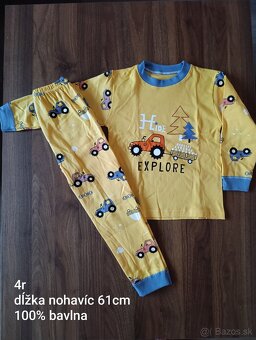 Dvojdielne pyžamo motív traktor - 3