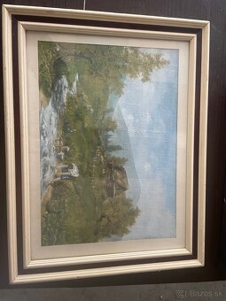 Predám starú olejomaľbu - 3