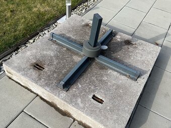 Záhradný slnečník 4x3m Antracit - 3