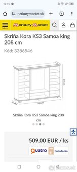 Skriňa šatníková - 3