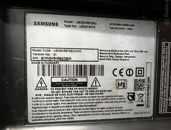 Samsung UE32K5672SU na diely - 3