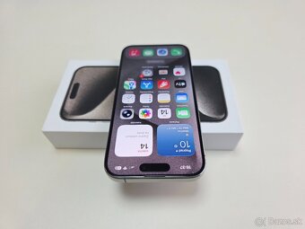 APPLE IPHONE 15 PRO 256GB NATURAL TITANIUM TOP STAV - 3