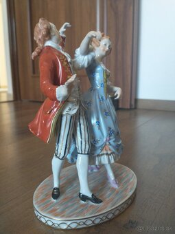 Porcelánová soška Dresden - 3