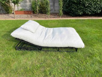 Luxusné záhradné polohovateľné lehátko/posteľ EMMA - 3