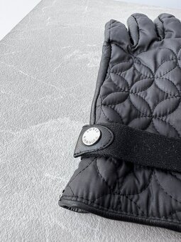 Originál LOUIS VUITTON dámske čierne kožené rukavice - 3