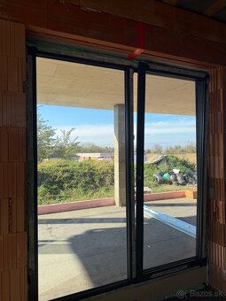 Hliníkové balkónové dvere 3sklo - 3