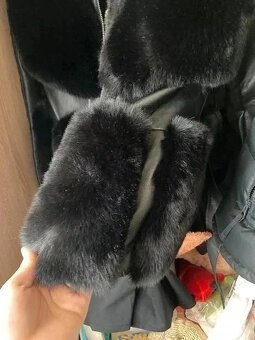 Dámska bunda s kožušinou - 3