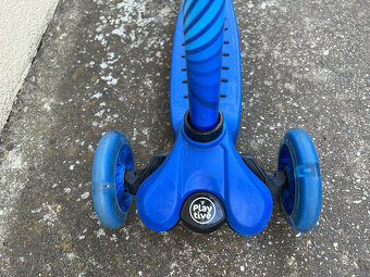 Detská kolobežka s LED kolieskami - 3