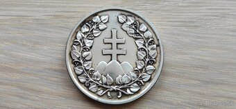 Medaila - Slovenský štát striebro RRR - 3