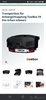 Towbox 2024 na ťažné 305litrov ,tow 002 - 3