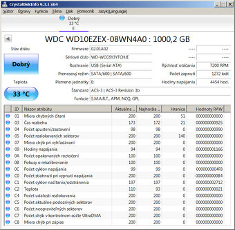 3,5" HDD Western Digital 1TB, Top stav - 3