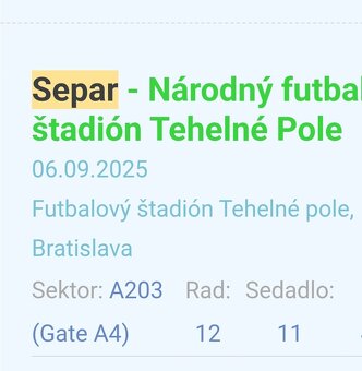 Separ - Národný futbalový štadión Tehelné Pole - 3