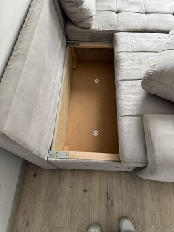 Nábytok na predaj Gauč, detská postielka, skrinka - 3