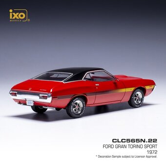 FORD GRAN TORINO SPORT /1972/ , IXO , DE AGOSTINI , 1:43 - 3