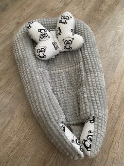 Set hniezdo MINKY + vankúšik motýlik - 3